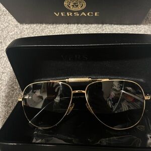Versace unisex aviator sunglasses